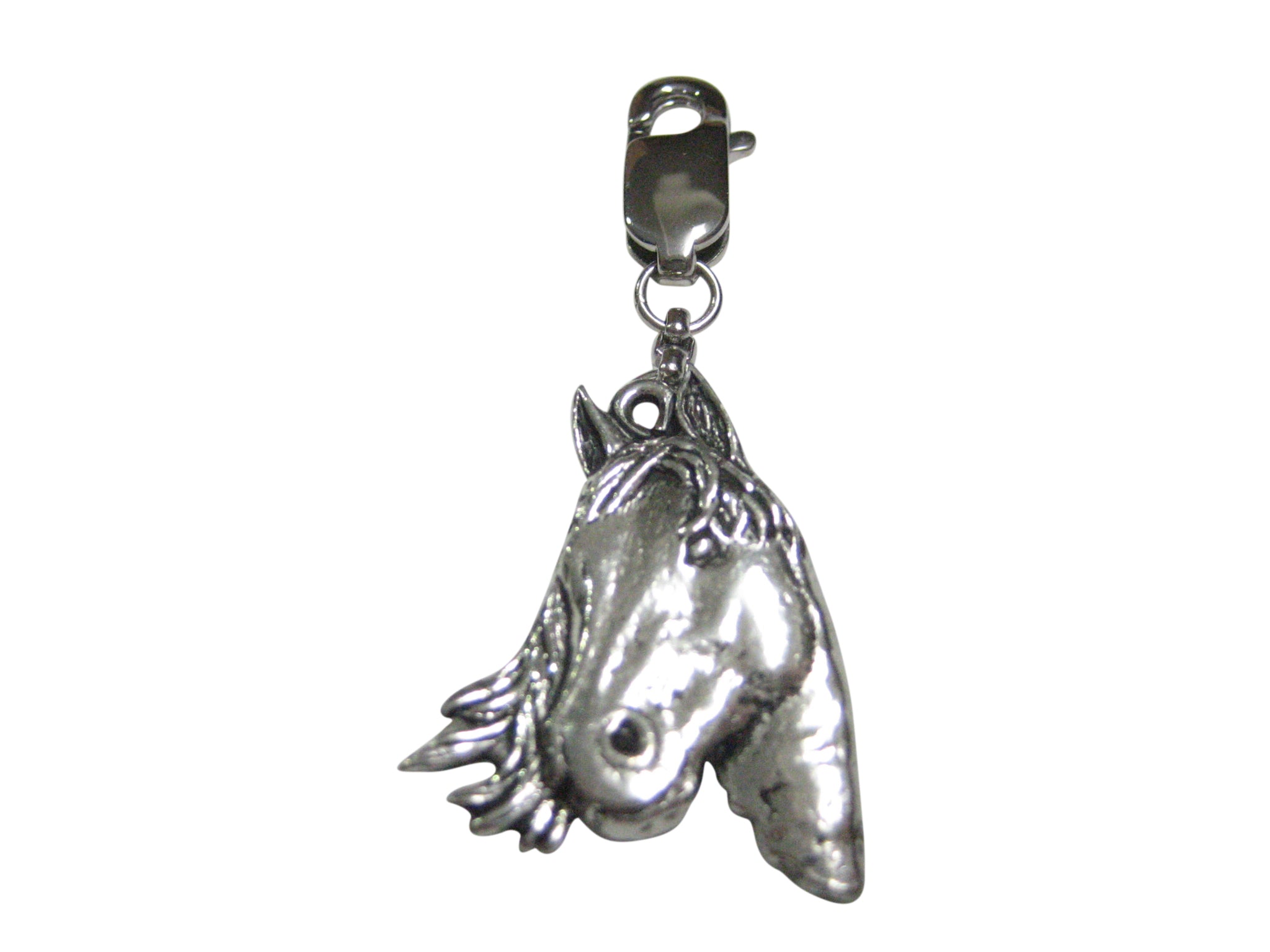 Textured Horse Head Pendant Zipper Pull Charm