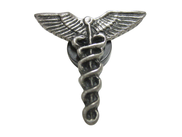 Textured Medical Symbol Caduceus Magnet