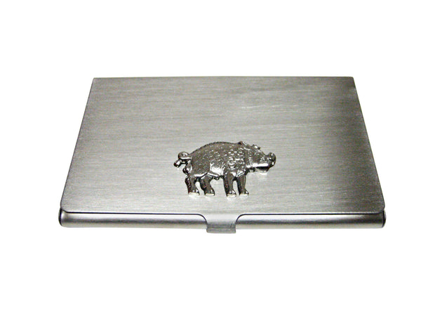 Textured Pig Business Card Holder