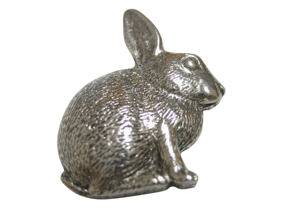 Textured Round Hare Rabbit Pendant Magnet