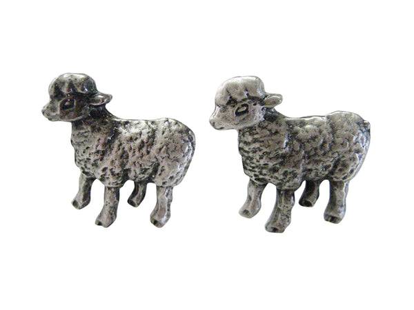 Textured Sheep Cufflinks