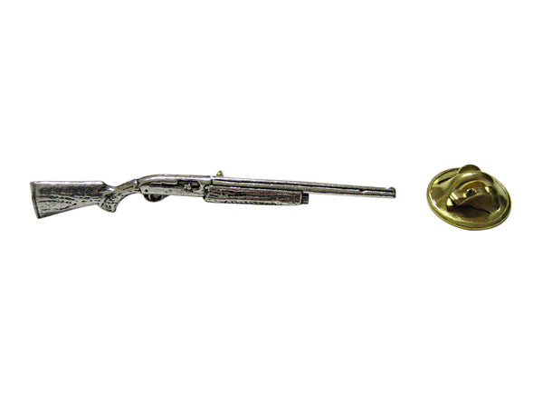 Textured Shotgun Lapel Pin