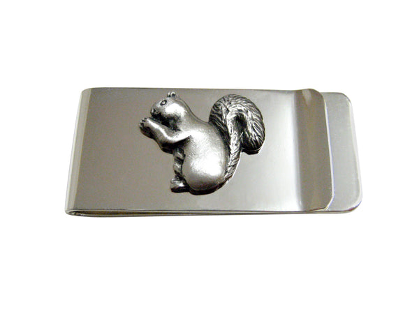 Textured Squirrel Money Clip