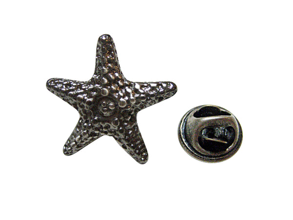 Textured Starfish Lapel Pin