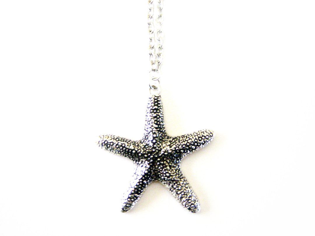 Textured Starfish Necklace
