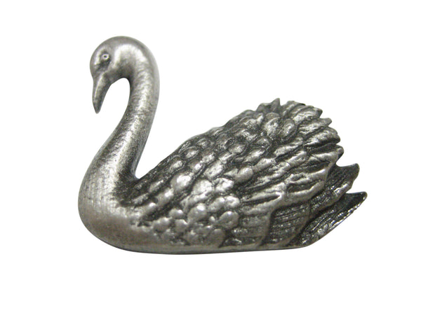 Textured Swan Bird Pendant Magnet