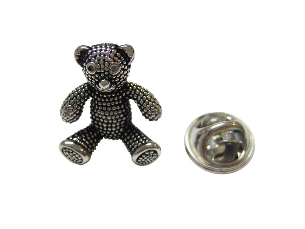 Textured Teddy Bear Lapel Pin