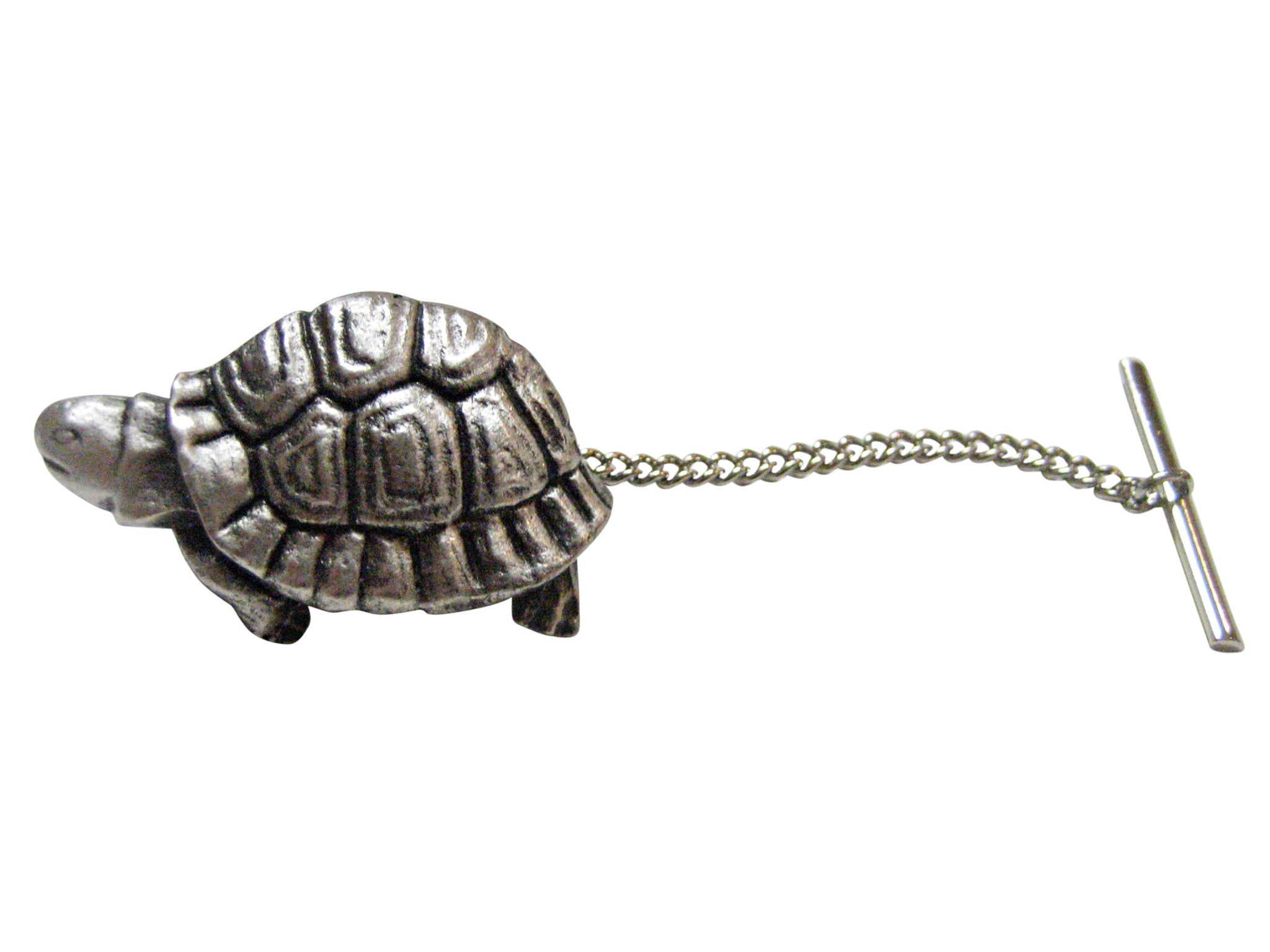 Textured Turtle Tortoise Tie Tack