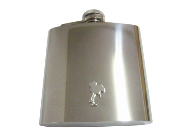 Thailand Map Shape 6 Oz. Stainless Steel Flask