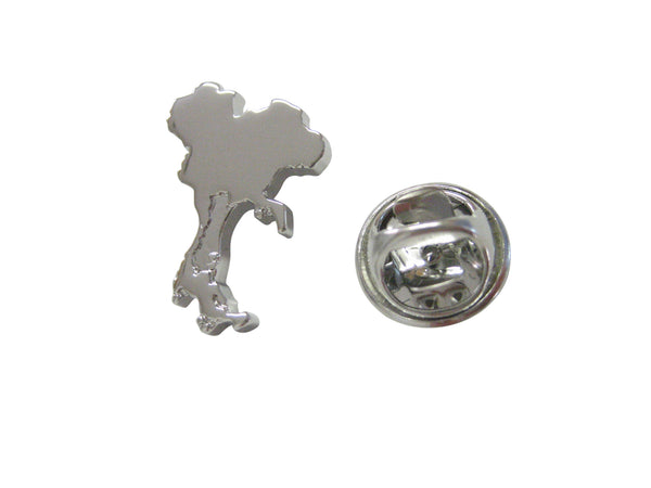 Thailand Map Shape Lapel Pin