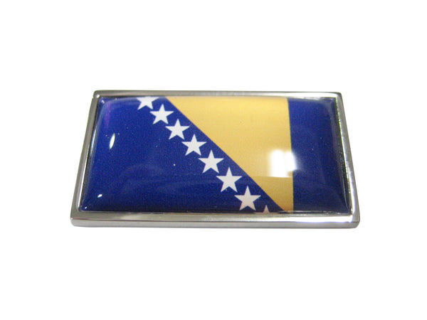 Thin Bordered Bosnia and Herzegovina Flag Magnet