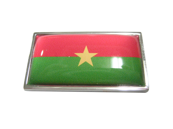 Thin Bordered Burkina Faso Flag Magnet
