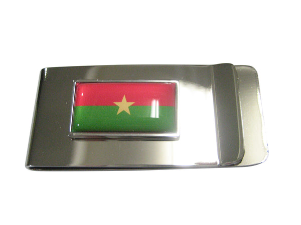 Thin Bordered Burkina Faso Flag Money Clip