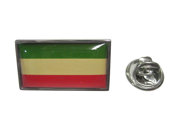 Thin Bordered Federal Democratic Republic of Ethiopia Flag Lapel Pin
