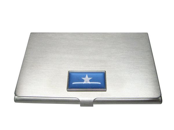 Thin Bordered Federal Republic of Somalia Flag Business Card Holder
