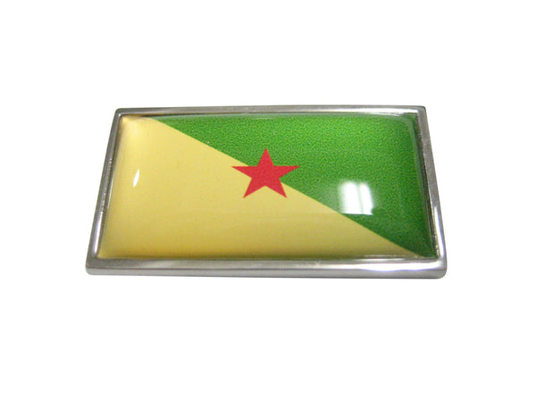 Thin Bordered French Guiana Flag Magnet