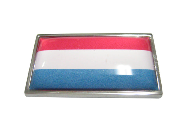 Thin Bordered Grand Duchy of Luxembourg Flag Magnet