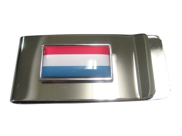 Thin Bordered Grand Duchy of Luxembourg Flag Money Clip