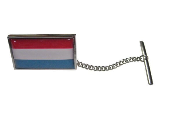 Thin Bordered Grand Duchy of Luxembourg Flag Tie Tack