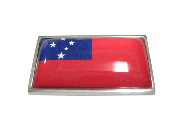 Thin Bordered Independent State of Samoa Flag Magnet