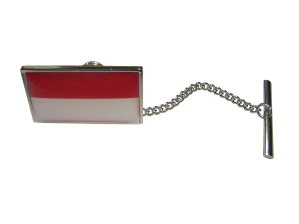 Thin Bordered Indonesia Flag Tie Tack