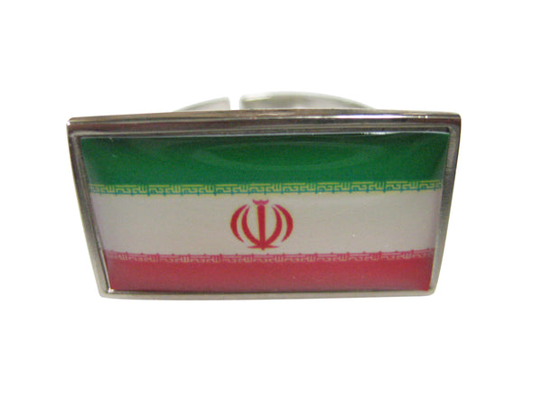 Thin Bordered Iran Flag Adjustable Size Fashion Ring