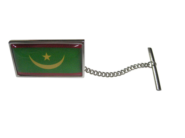 Thin Bordered Islamic Republic of Mauritania Flag Tie Tack