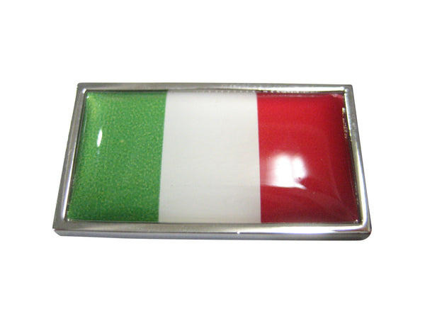 Thin Bordered Italy Flag Magnet
