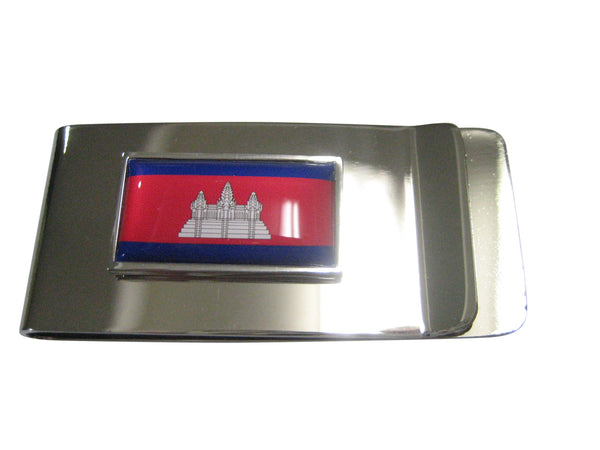 Thin Bordered Kingdom of Cambodia Flag Money Clip