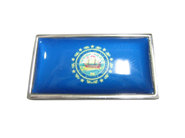 Thin Bordered New Hampshire State Flag Magnet