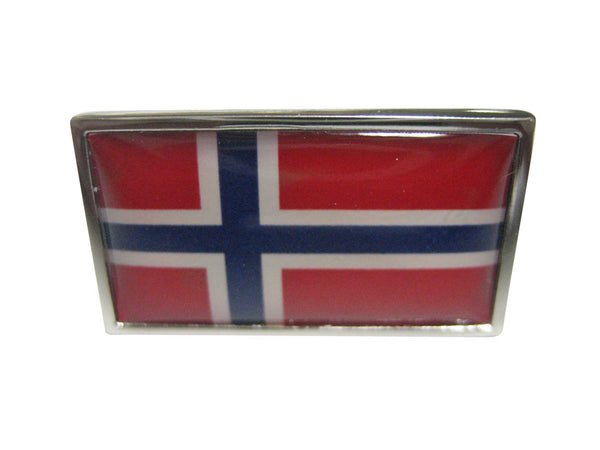 Thin Bordered Norway Flag Adjustable Size Fashion Ring
