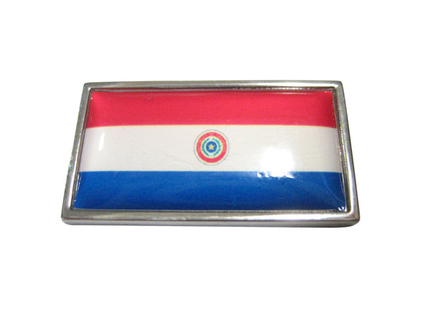 Thin Bordered Paraguay Flag Magnet