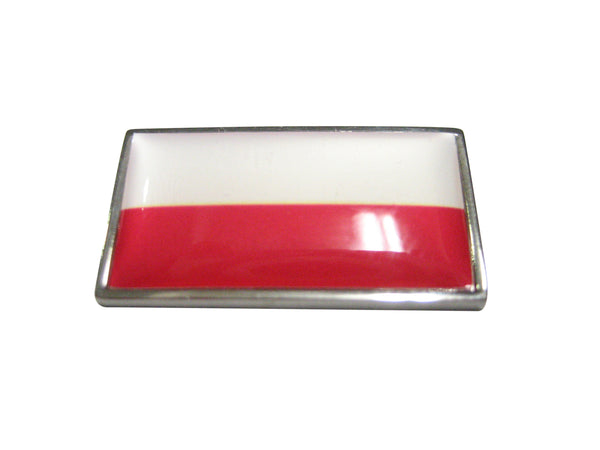 Thin Bordered Poland Flag Magnet