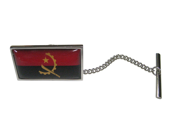 Thin Bordered Republic of Angola Flag Tie Tack