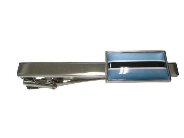 Thin Bordered Republic of Botswana Flag Tie Clip
