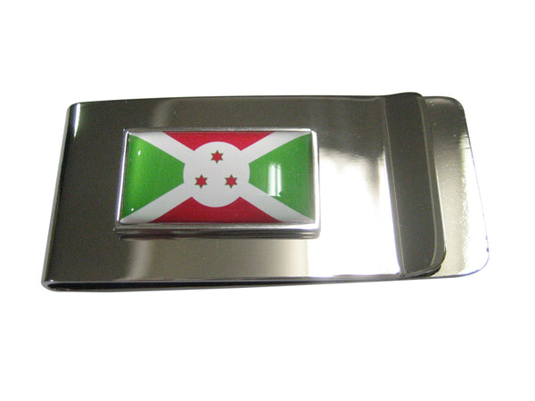 Thin Bordered Republic of Burundi Flag Money Clip