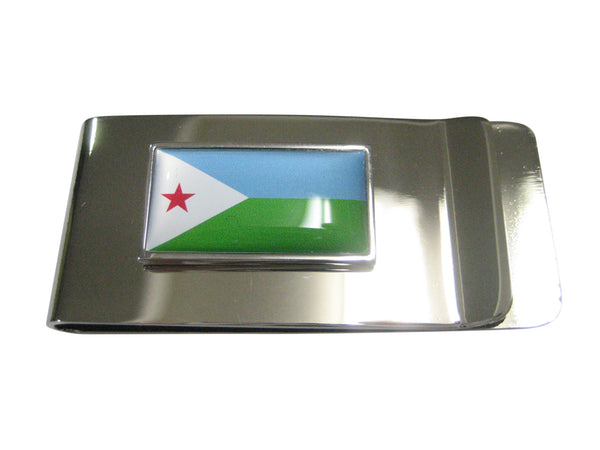 Thin Bordered Republic of Djibouti Flag Money Clip