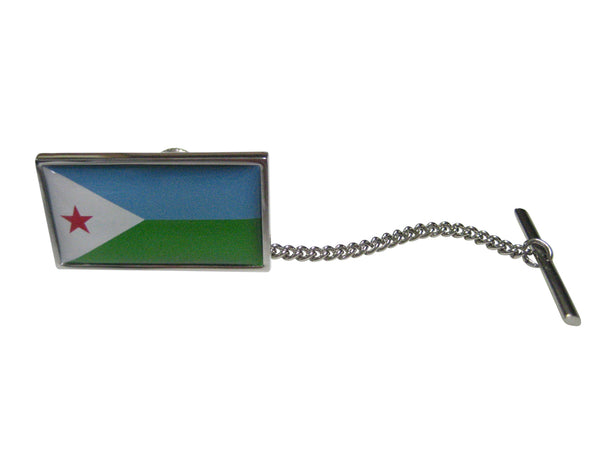 Thin Bordered Republic of Djibouti Flag Tie Tack