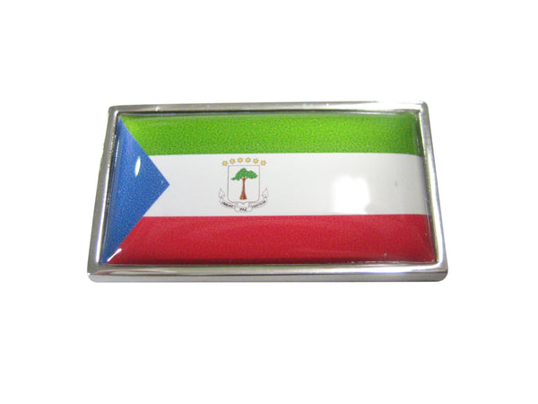 Thin Bordered Republic of Equatorial Guinea Flag Magnet