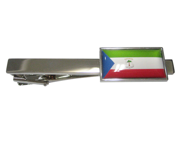 Thin Bordered Republic of Equatorial Guinea Flag Tie Clip