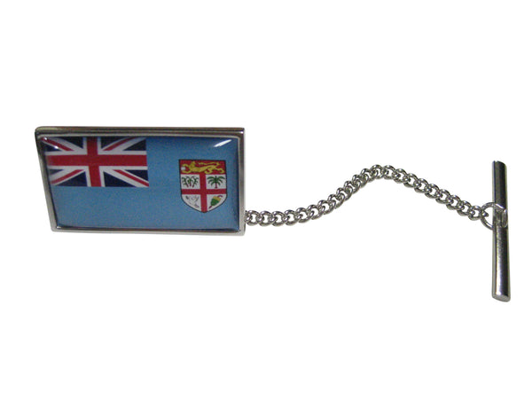 Thin Bordered Republic of Fiji Flag Tie Tack