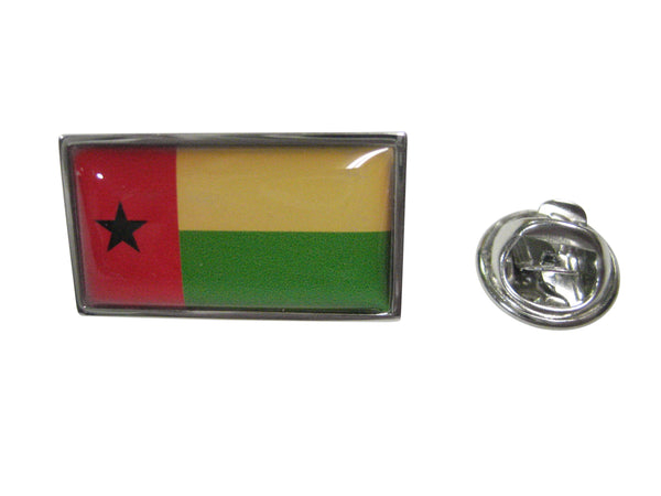 Thin Bordered Republic of Guinea-Bissau Flag Lapel Pin