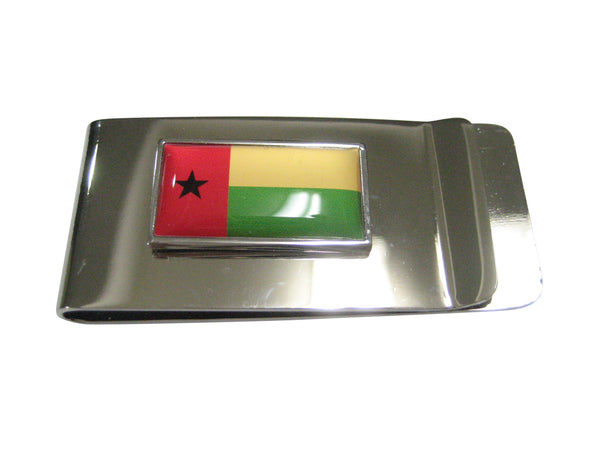 Thin Bordered Republic of Guinea-Bissau Flag Money Clip