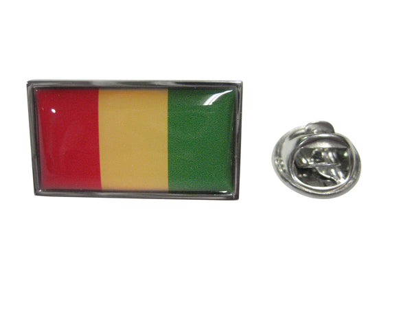 Thin Bordered Republic of Guinea Flag Lapel Pin