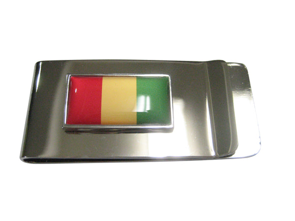 Thin Bordered Republic of Guinea Flag Money Clip