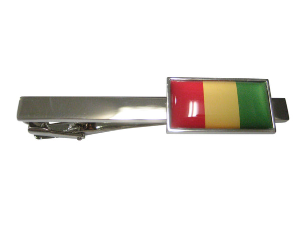 Thin Bordered Republic of Guinea Flag Tie Clip