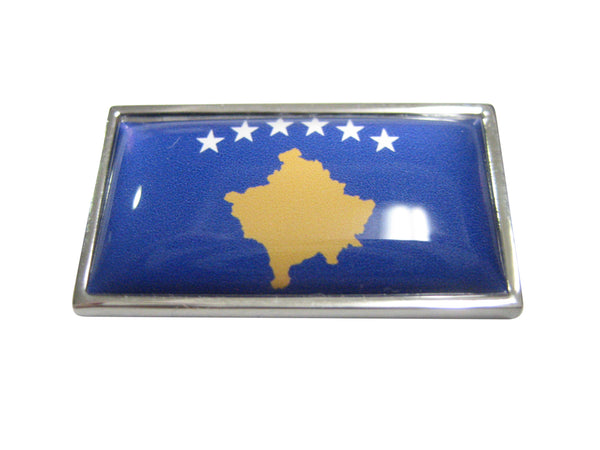 Thin Bordered Republic of Kosovo Flag Magnet