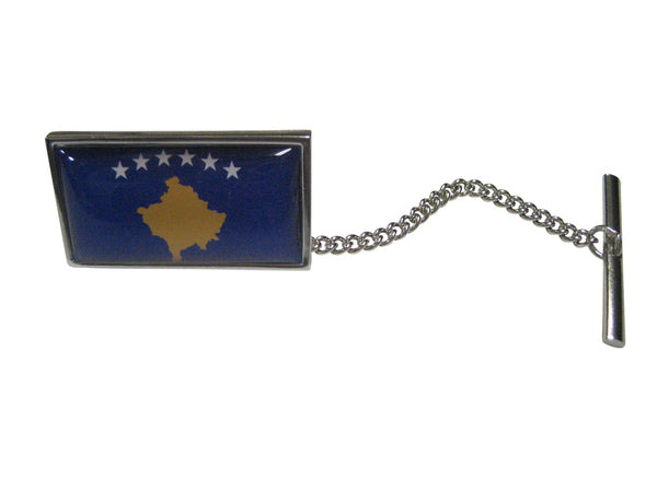 Thin Bordered Republic of Kosovo Flag Tie Tack