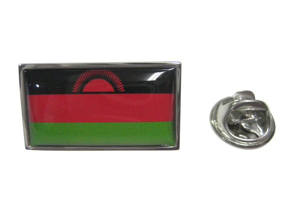 Thin Bordered Republic of Malawi Flag Lapel Pin