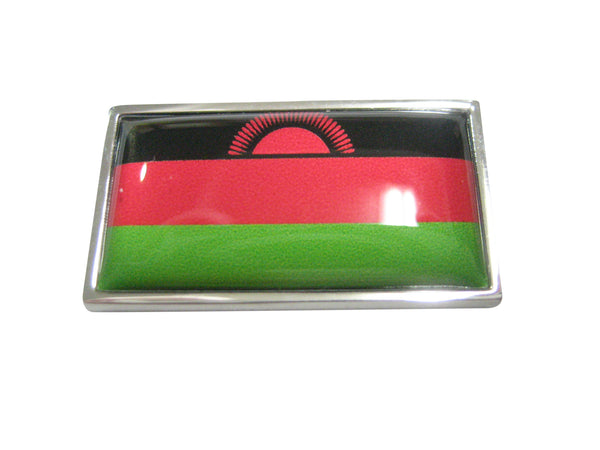 Thin Bordered Republic of Malawi Flag Magnet